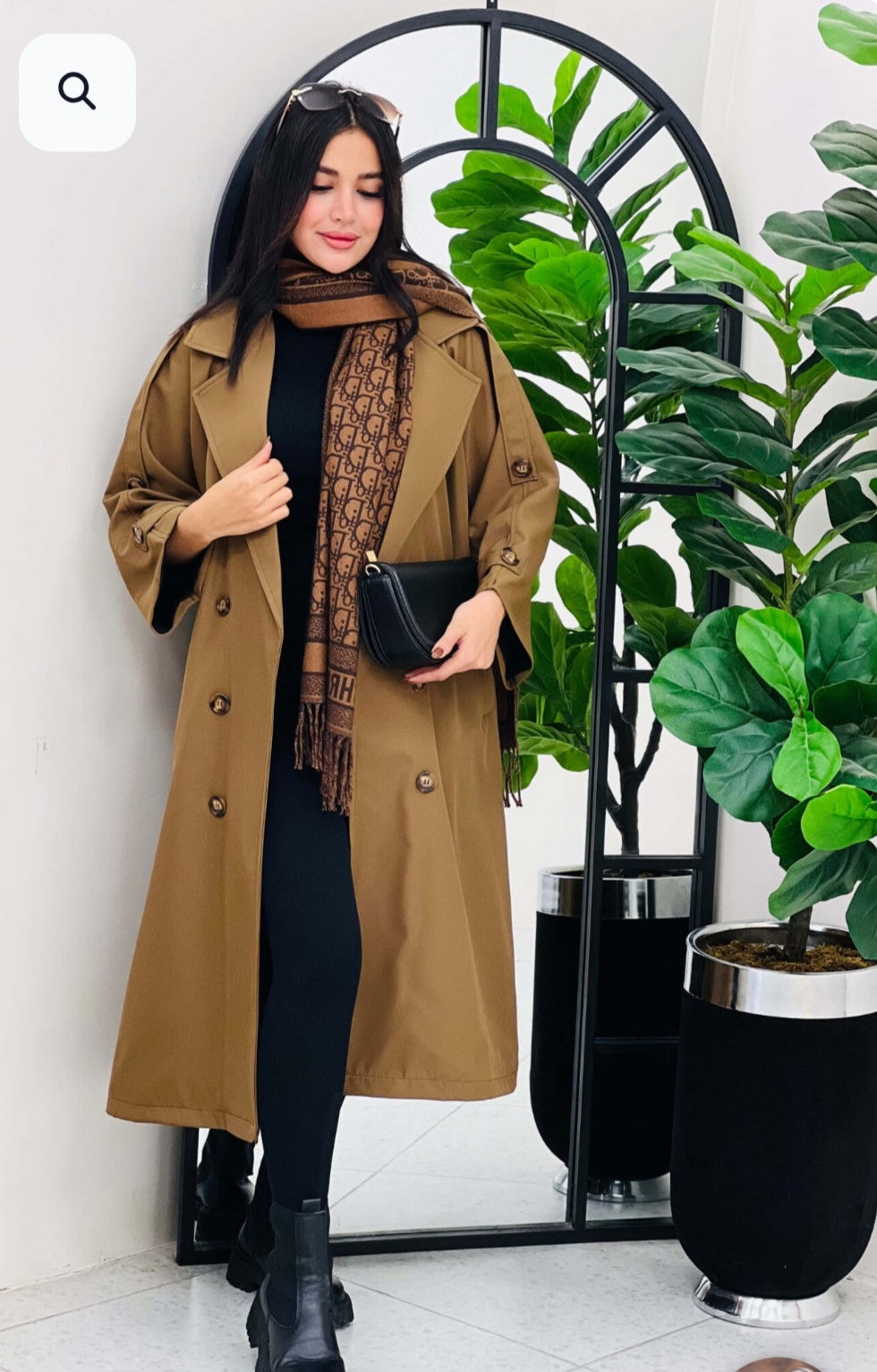 بارونی بلند مدل برفا