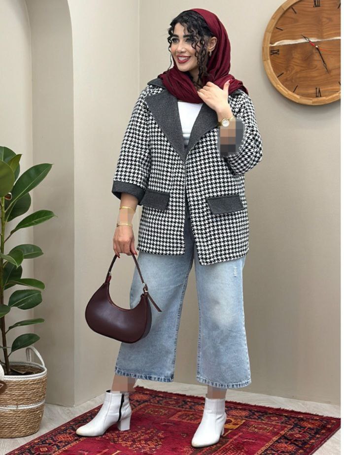 مانتو پیچازی یقه فوتر